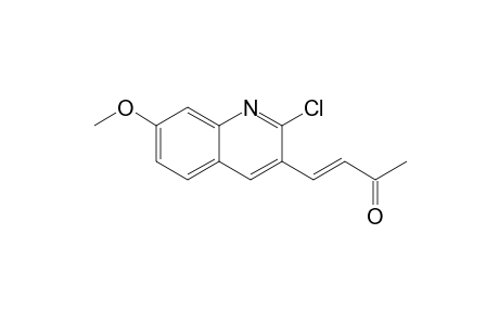 (E)-4-(2-chloranyl-7-methoxy-quinolin-3-yl)but-3-en-2-one