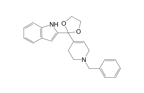 1-Benzyl-1,2,5,6-tetrahydropyridin-4-yl-indol-2-yl ketone ethylene acetal