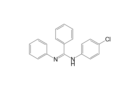 Benzamidine, N-(4-chlorophenyl)-N'-phenyl-