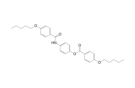 Benzoic acid, 4-(pentyloxy)-, 4-[[4-(pentyloxy)benzoyl]amino]phenyl ester