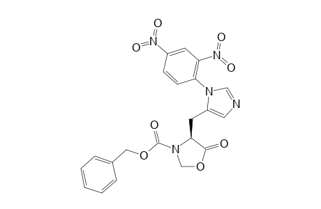 (S)-CARBONYLBENZYLOXY-4-[3H-3-(2,4-DINITROPHENYL)-IMIDAZOL-4-YLMETHYL]-OXAZOLIDIN-5-ONE