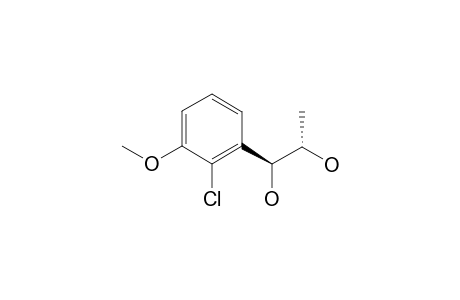REL-(1R,2R)-1-(2'-CHLORO-3'-METHOXYPHENYL)-PROPANE-1,2-DIOL