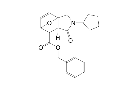 benzyl (1S,5R,7R)-3-cyclopentyl-4-oxo-10-oxa-3-azatricyclo[5.2.1.0~1,5~]dec-8-ene-6-carboxylate
