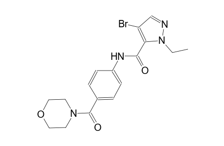 4-bromo-1-ethyl-N-[4-(4-morpholinylcarbonyl)phenyl]-1H-pyrazole-5-carboxamide