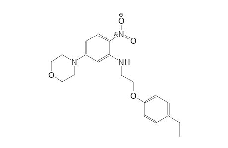 benzenamine, N-[2-(4-ethylphenoxy)ethyl]-5-(4-morpholinyl)-2-nitro-