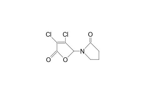 3,4-Dichloro-5-(2-oxo-pyrrolidino)-2(5H)-furanone