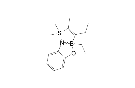 7,8-Benzo-4,5-diethyl-2,2,3-trimethyl-6-oxa-1-azonia-2-sila-5-borabicyclo[3.3.0]oct-3-ene