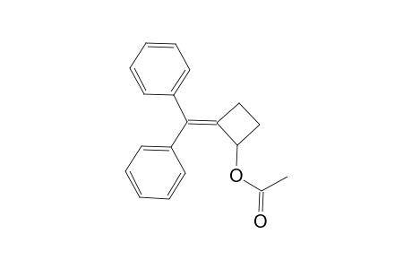 2-(Diphenylmethylene)cyclobutyl acetate