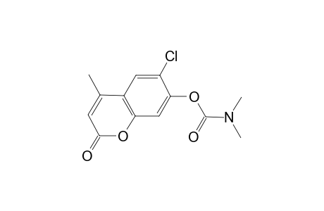 6-Chloro-4-methyl-2-oxo-2H-chromen-7-yl dimethylcarbamate