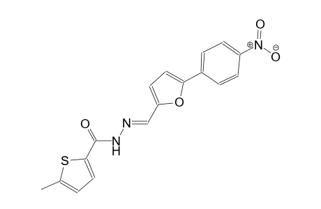 5-methyl-N'-{(E)-[5-(4-nitrophenyl)-2-furyl]methylidene}-2-thiophenecarbohydrazide