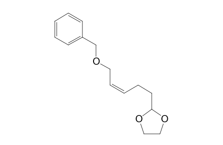 5-Benzyloxy-(Z)-pent-3-enyl-1,3-dioxolane