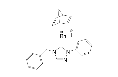 Iodo(eta-4-1,5-norbornadiene)(1-phenyl-4-benzyl-4,5-dihydro-1H-1,2,4-triazol-5-ylidene)rhodium(I)