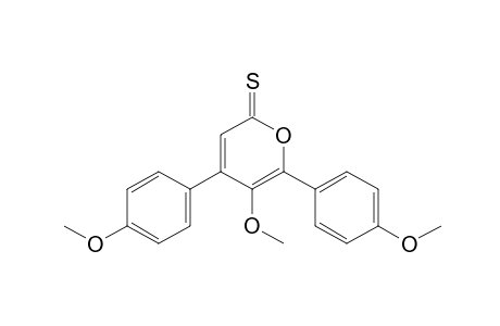 3,5-bis(p-methoxyphenyl)-5-hydroxy-4-methoxythio-2,4-pentadienoic acid, delta-lactone