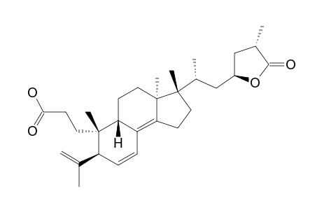 (23R,25R)-3,4-seco-17,14-friedo-9.beta.H-Lanosta-4(28),6,8(14)-trien-26,23-olid-3-oic acid