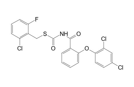 [o-(2,4-dichlorophenoxy)benzoyl]thiocarbamic acid, S-(2-chloro-6-fluorobenzyl)ester