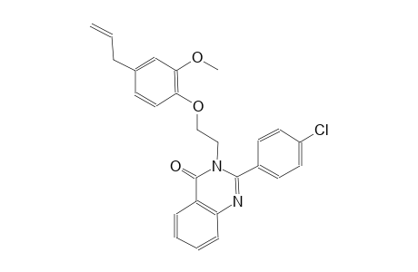 4(3H)-quinazolinone, 2-(4-chlorophenyl)-3-[2-[2-methoxy-4-(2-propenyl)phenoxy]ethyl]-