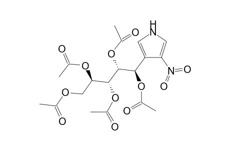 3-(D-Galacto-penta-O-acetylpentitol-1'-yl)-4-nitropyrrole