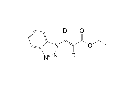 (E)-ethyl 3-(1H-benzo[d][1,2,3]triazol-1-yl)-2,3-dideuteroacrylate