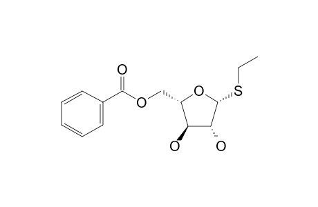 Ethyl 5-o-benzoyl-1-thio-.beta.-L-arabinofuranoside