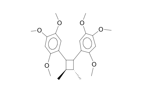 MAGNOSALIN ; 1beta,2alpha,3beta,4alpha-1,2-DIMETHYL-3,4-BIS(2,4,5-TRIMETHOXYPHENYL)CYCLOBUTANE