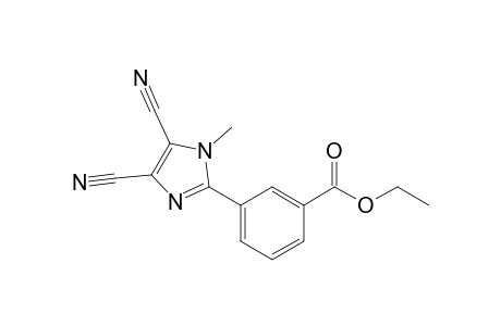 4,5-Dicyano-1-methyl 2-(3-carboethoxyphenyl)imidazole