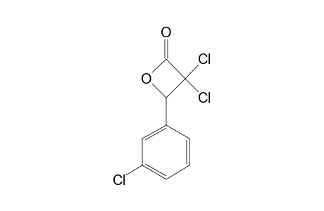 4-(m-CHLOROPHENYL)-3,3-DICHLORO-2-OXETANONE