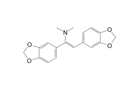 1-(N,N-Dimethylamino)-1,2-bis(3,4-methylenedioxyphenyl)ethene