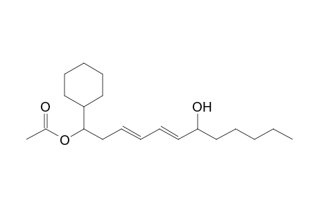 (7E,9E,6RS,12RS)-12-Acetoxy-12-cyclohexyl-6-hydroxydodeca-7,9-diene