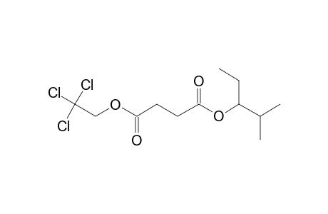 Succinic acid, 2-methylpent-3-yl 2,2,2-trichloroethyl ester