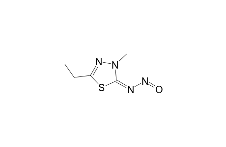 (NE)-N-(5-ethyl-3-methyl-1,3,4-thiadiazol-2-ylidene)nitrous amide