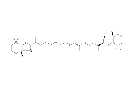 .beta.,.beta.-Carotene, 5,8:5',8'-diepoxy-5,5',8,8'-tetrahydro-, (5R,5'R,8R,8'S)-(.+-.)-