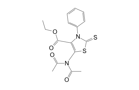 Ethyl 5-(diacetylamino)-3-phenyl-2-thioxo-2,3-dihydro-1,3-thiazole-4-carboxylate