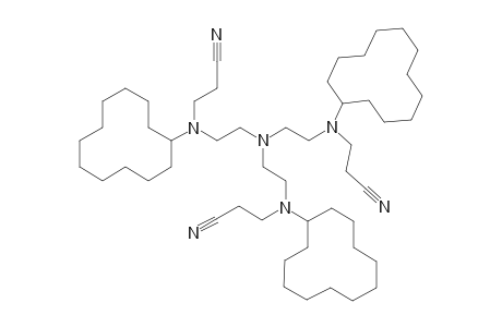3-{[2-(Bis-{2-[(2-cyano-ethyl)-cyclododecyl-amino]-ethyl}-amino)-ethyl]-cyclododecyl-amino}-propionitrile
