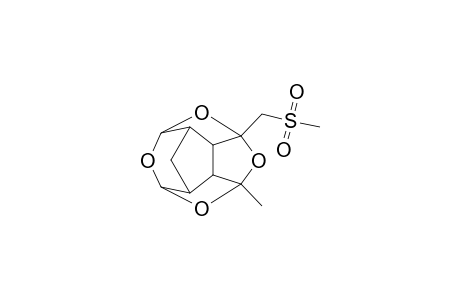 1-Methylsulfonylmethyl-7-methyl-2,4,6,13-tetraoxapentacyclo[5.5.1.0(3,11).0(5,9).0(8,12)]tridecane