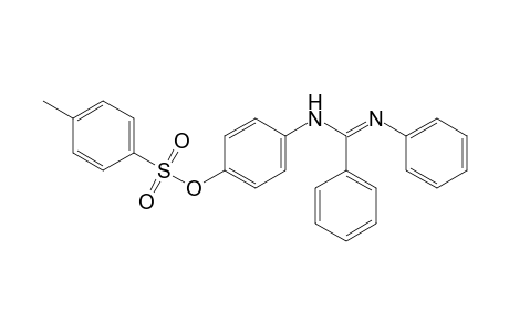 Benzenecarboximidamide, N-[4-[[(4-methylphenyl)sulfonyl]oxy]phenyl]-N'-phenyl-