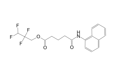 2,2,3,3-tetrafluoropropyl 5-(1-naphthylamino)-5-oxopentanoate