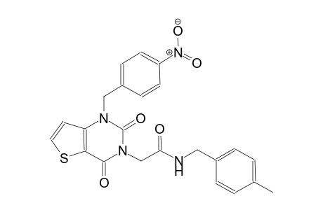 N-(4-methylbenzyl)-2-(1-(4-nitrobenzyl)-2,4-dioxo-1,4-dihydrothieno[3,2-d]pyrimidin-3(2H)-yl)acetamide
