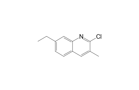 2-chloranyl-7-ethyl-3-methyl-quinoline