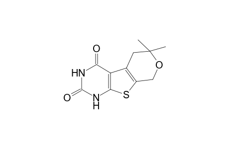 6,6-Dimethyl-1,5,6,8-tetrahydro-2H-pyrano[4',3':4,5]thieno[2,3-d]pyrimidine-2,4(3H)-dione