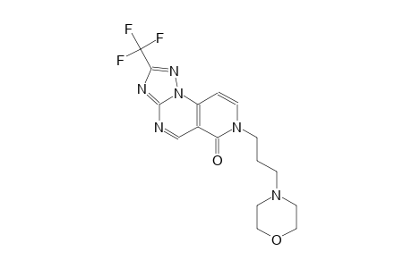 pyrido[3,4-e][1,2,4]triazolo[1,5-a]pyrimidin-6(7H)-one, 7-[3-(4-morpholinyl)propyl]-2-(trifluoromethyl)-