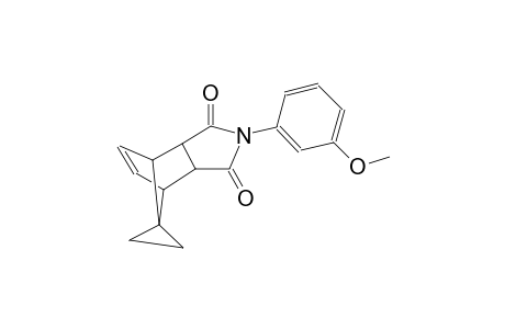 (3aR,4R,7S,7aS)-2-(3-methoxyphenyl)-3a,4,7,7a-tetrahydro-1H-spiro[4,7-methanoisoindole-8,1'-cyclopropane]-1,3(2H)-dione