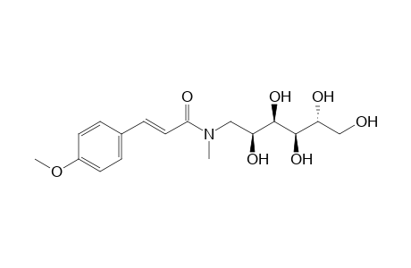N-Methyl-N-(2,3,4,5,6-pentahydroxyhexyl)-(E)-3-(4-methoxyphenyl)acrylamide