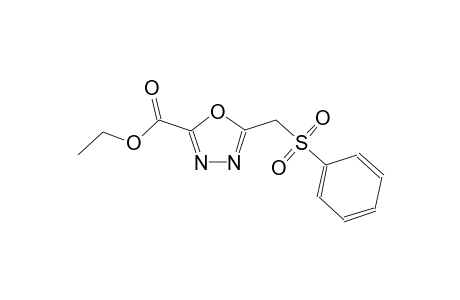 1,3,4-oxadiazole-2-carboxylic acid, 5-[(phenylsulfonyl)methyl]-,ethyl ester