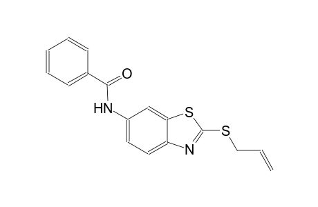 N-[2-(allylsulfanyl)-1,3-benzothiazol-6-yl]benzamide