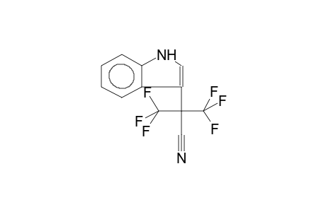 3-(ALPHA-CYANOHEXAFLUOROISOPROPYL)INDOLE