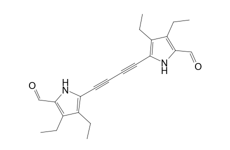 1,4-Bis[3,4-diethyl-5-formyl-2-pyrryl)butadiyne