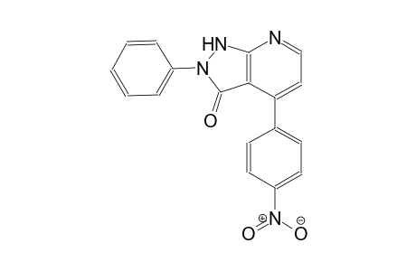 4-(4-nitrophenyl)-2-phenyl-1,2-dihydro-3H-pyrazolo[3,4-b]pyridin-3-one