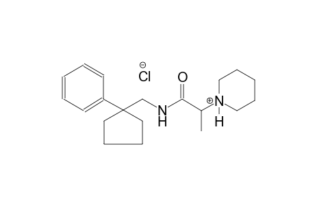 1-(1-methyl-2-oxo-2-{[(1-phenylcyclopentyl)methyl]amino}ethyl)piperidinium chloride