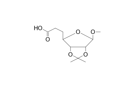 Methyl 5,6-dideoxy-2,3-O-(1-methylethylidene)heptofuranosiduronic acid