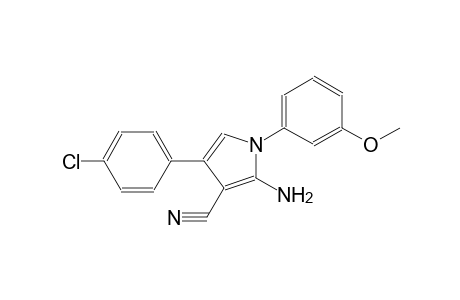 1H-pyrrole-3-carbonitrile, 2-amino-4-(4-chlorophenyl)-1-(3-methoxyphenyl)-